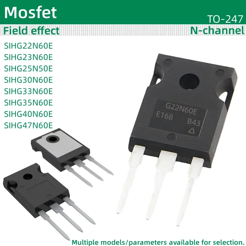 5pcs/lot MOS field-effect TO-247 package SIHG22N60E SIHG23N60E SIHG25N50E SIHG30N60E SIHG33N60E SIHG35N60E SIHG40N60E SIHG47N60E