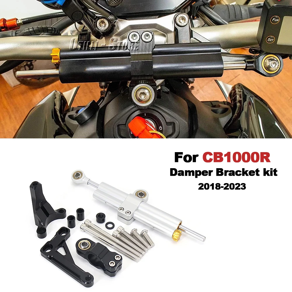 

Motorcycle Steering Stabilizer Kit For Honda CB1000 R CB 1000R CB1000R 2018-2023 Accessories CB1000R Damper Bracket Mount