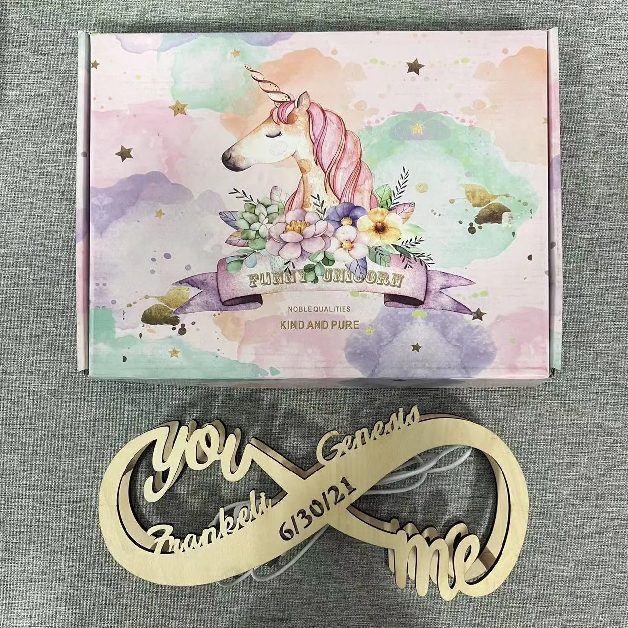 

Уникальная деревянная лампа, атмосфера сна, пара, настольная лампа, украшение дома, 3D ночник, подарок на день Святого Валентина на заказ