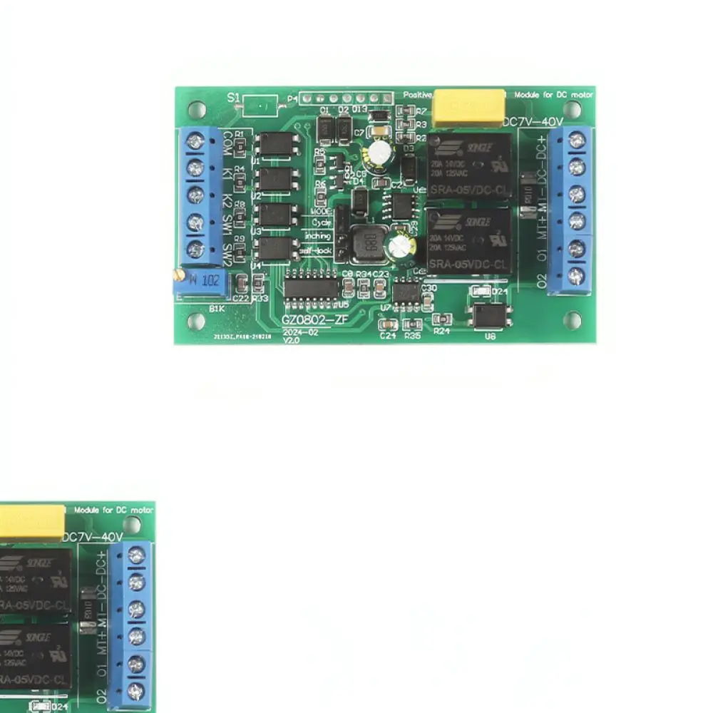 For For Hanlei 10A Motor Control Board DC 12V 24V Forward Reverse Driver Module With Overcurrent And Stalling Protection