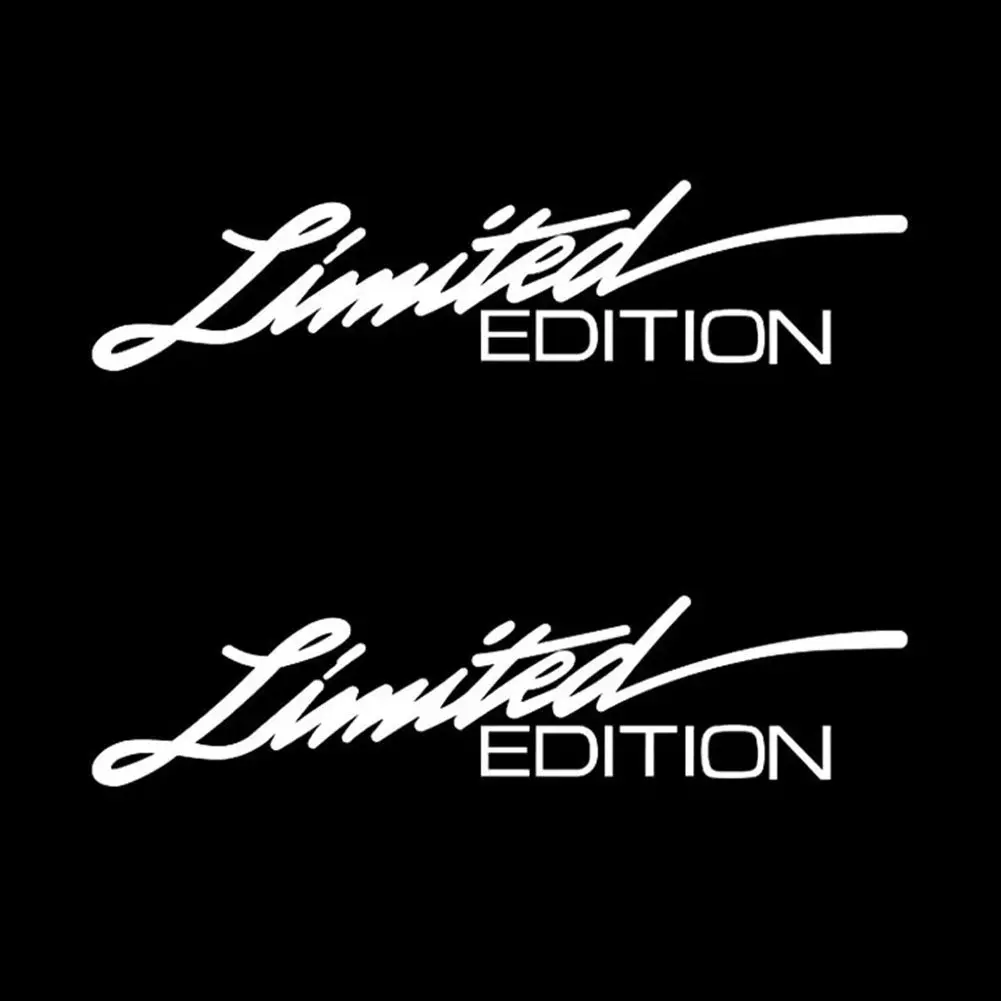 Graphics Decals Car Stickers Car Emblem Badge Limited Edition Logo 2x Car Accessories Stylish Design Graphics Decals