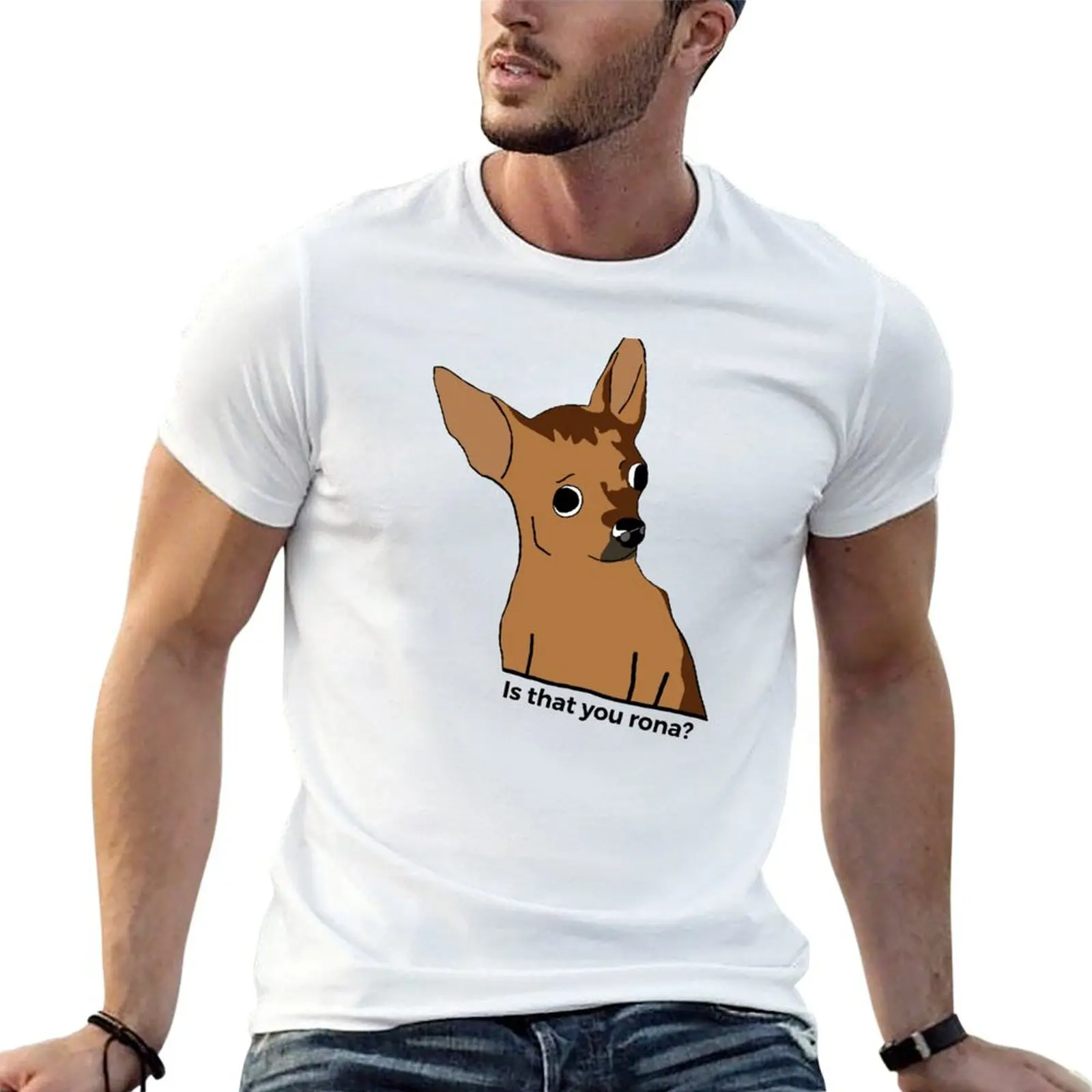 ¿Eres tú, rona? Camiseta para hombre, camiseta de algodón, camisetas de marca de lujo 100% algodón para hombre, camiseta divertida de algodón