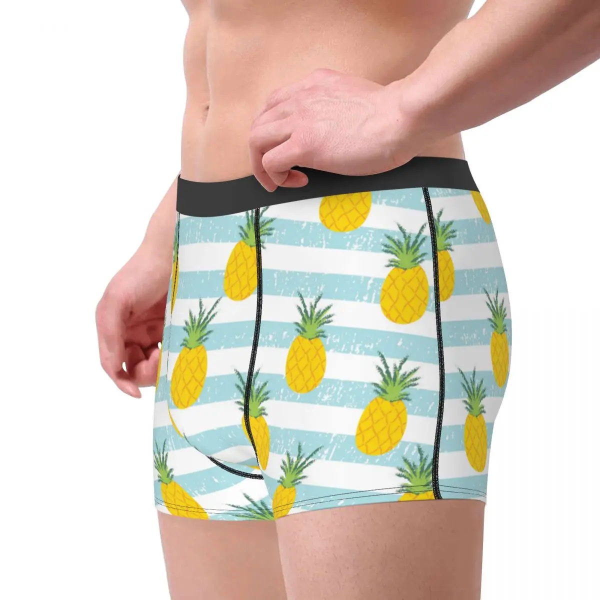 Funny Boxer Summer Fresh Pineapple Shorts Panties Men's Underwear Soft Underpants for Male