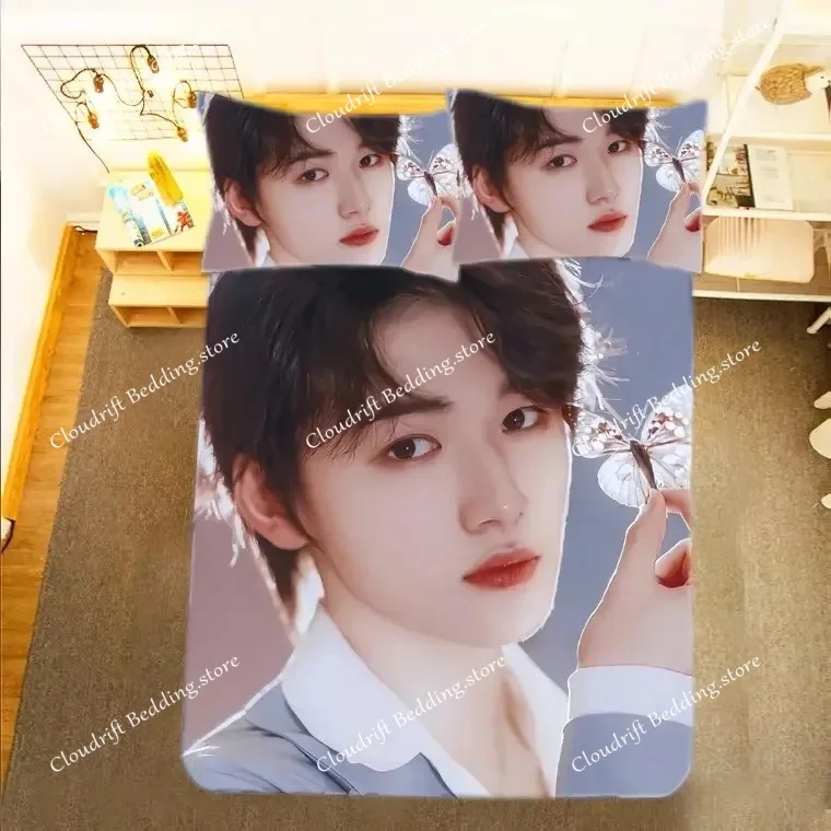 

TNT Song Yaxuan HD Poster Pillowcase+ Duvet Cover Single Dormitory Student Knit SYX Lifestyle Photos Double Bedding Set