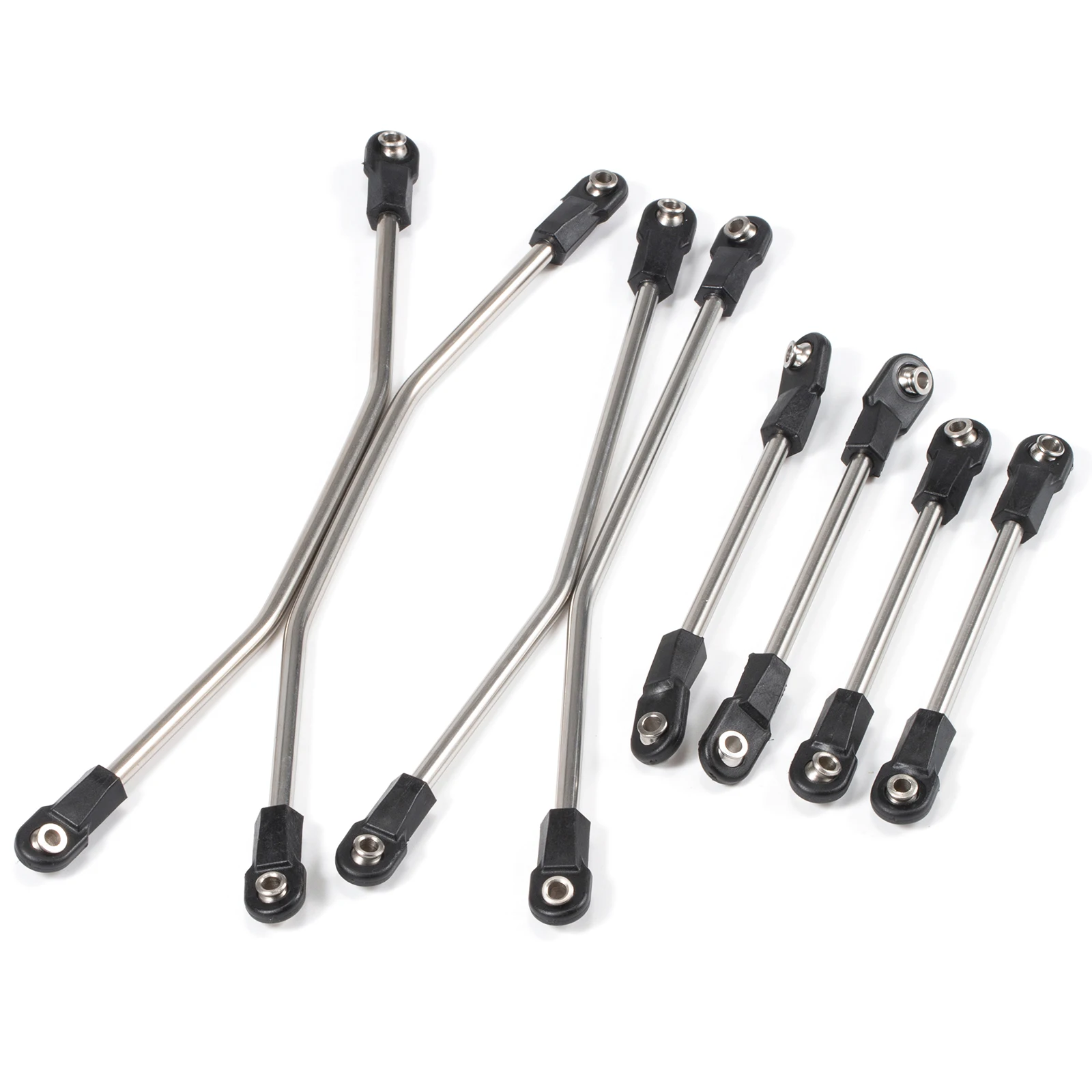Kit de Chasis LCG de Fibra de Carbono de Alta Distancia al Suelo y Juego de Enlaces de Suspensión Capra Portal con Bater
