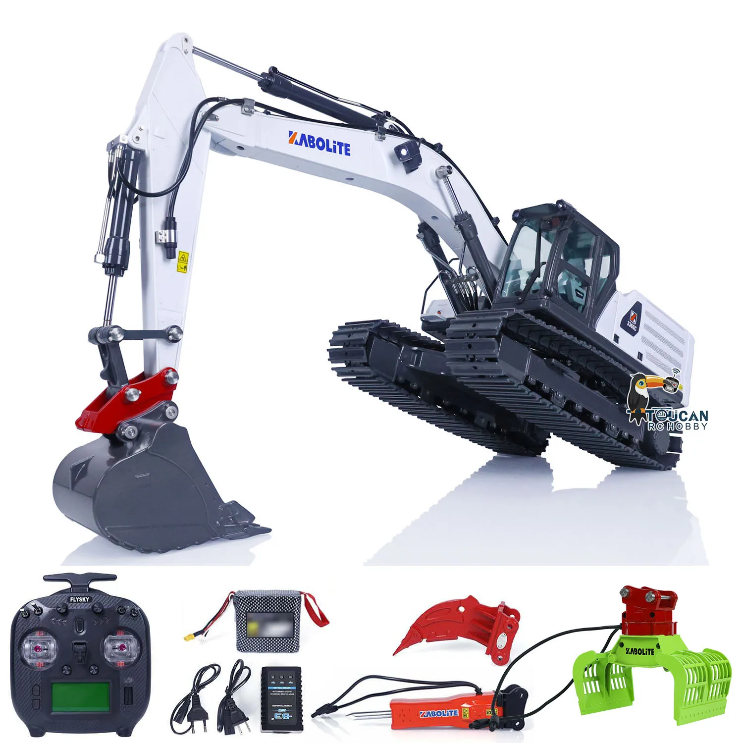 KABOLITE K961 100S 1/18 RC Hydraulic Excavator Upgraded Version K336GC Radio Control Digger Trucks Vehicle Cars Toy Model Gifts