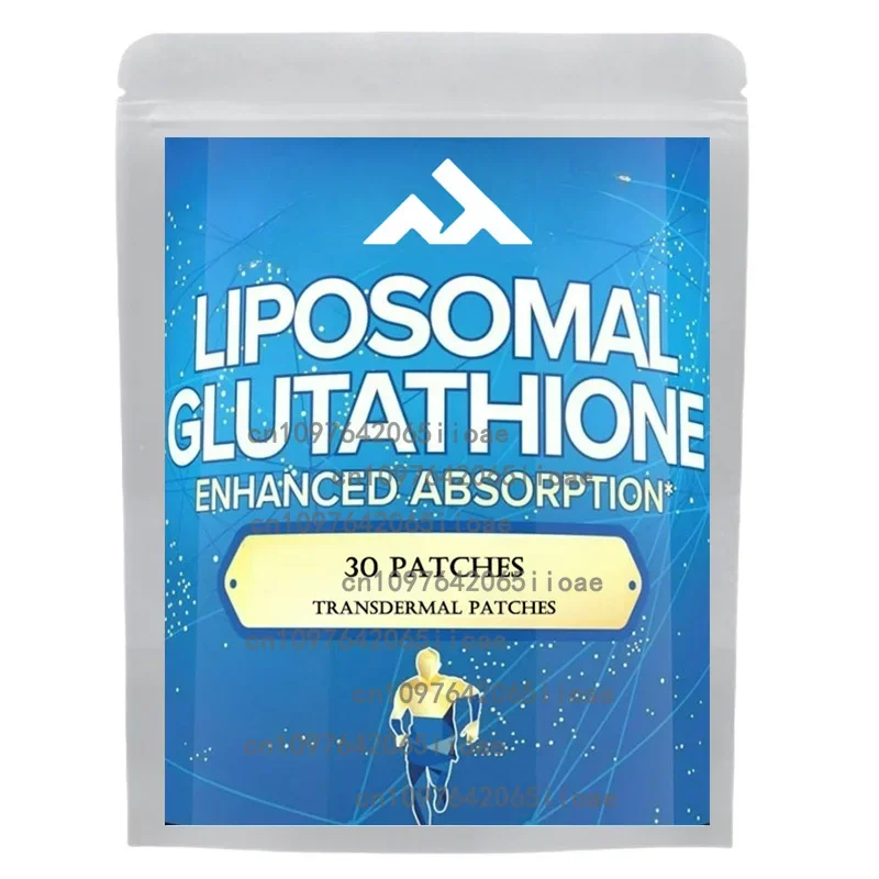 30 Patches Liposomal Glutathione Transdermal Patches - Cell Protection, Cleansing, Liver, Brain, and Defenses