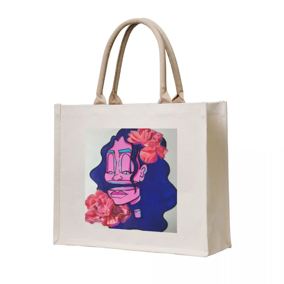 

Deconstructed Portrait Tote Bag custom canvas bag shopping cart bags large tote bag Candy bags