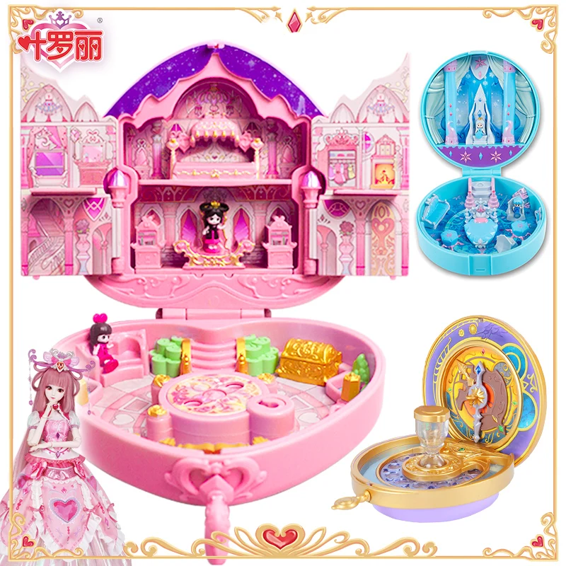 

New Yeloli Gem Box Magic Flower Bud Castle Time Hiwa Love Language Taling Princess Girl Interactive Toy Gift Doll Dress Up Game