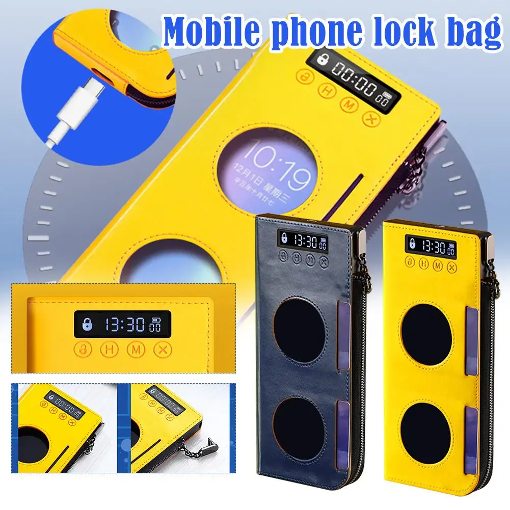 Student Smartphone Timing Lock Box Universal Self-Discipline Phone Lock Box With Timer Develop Self-control Restrict Phone Use