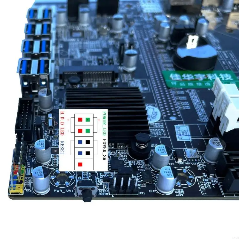 LX0B BTC Motherboard B75 BTC CPU Miner Motherboard DDR3 8 PCI-E CARD SUBER