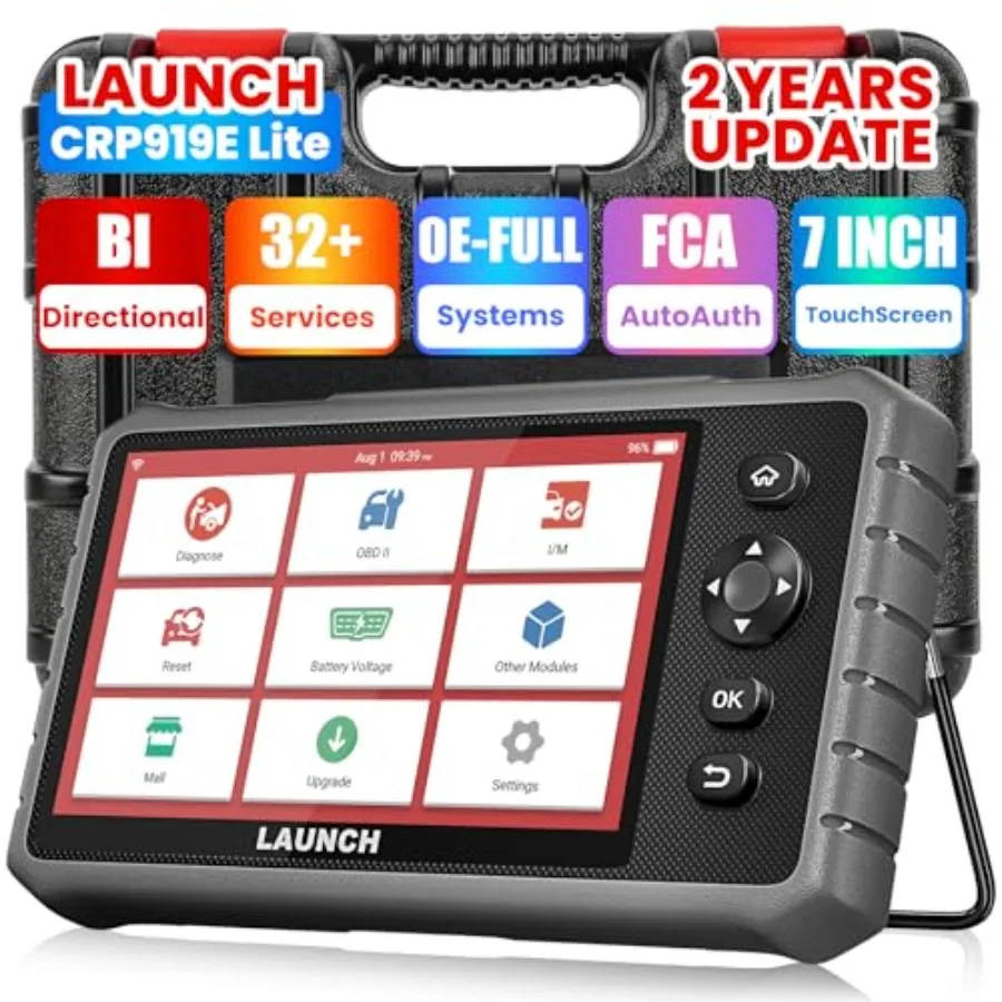 

X431 CRP919E Lite Bidirectional Scan Tool 2025 All System OBD2 Scanner Diagnostic Tool with Active Tests 32+ Services FCA Auto