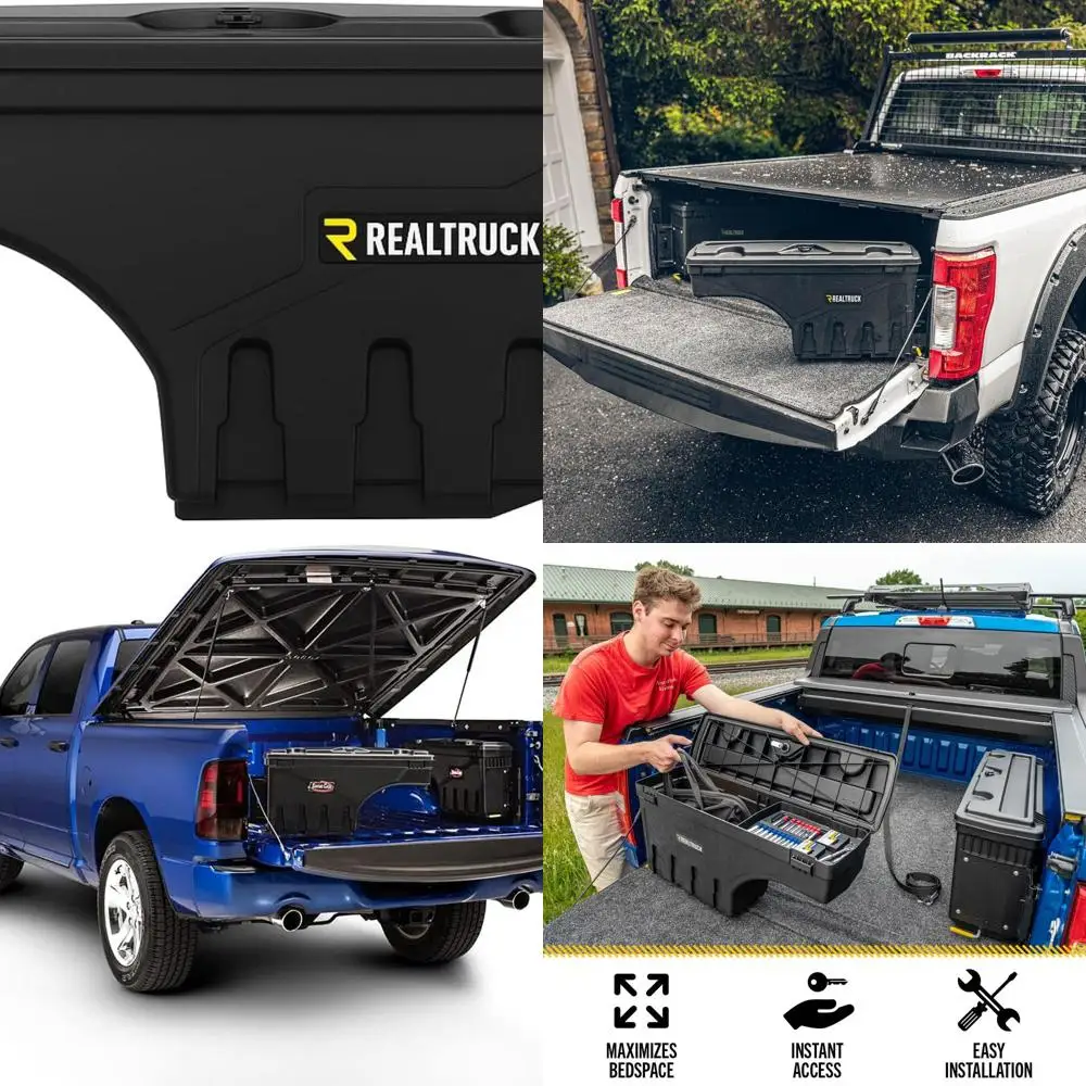 

RealTruck Swingcase Truck Bed Storage Box | SC304D | Fits 2020 - 2024 Jeep Gladiator Drivers Side