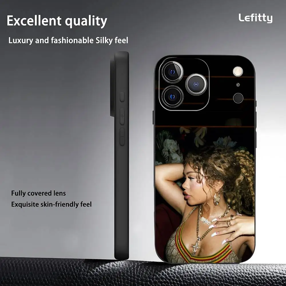 L-Lattos Singer حافظة هاتف عصرية لهاتف آيفون 17 16 15 14 13 12 11 Pro Max Plus Mini Black Frosted Soft Shell Funda