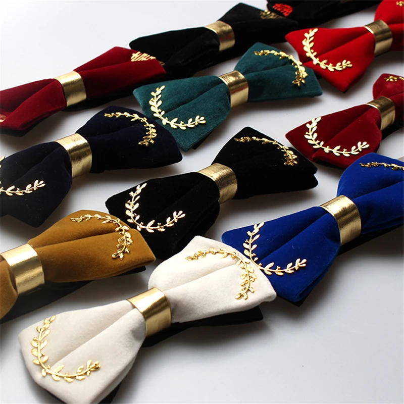 Best Selling 2021 Fashion New Sale Men Wedding Accessories Cashmere Bowtie Men\'s Bow Tie Green Black Red