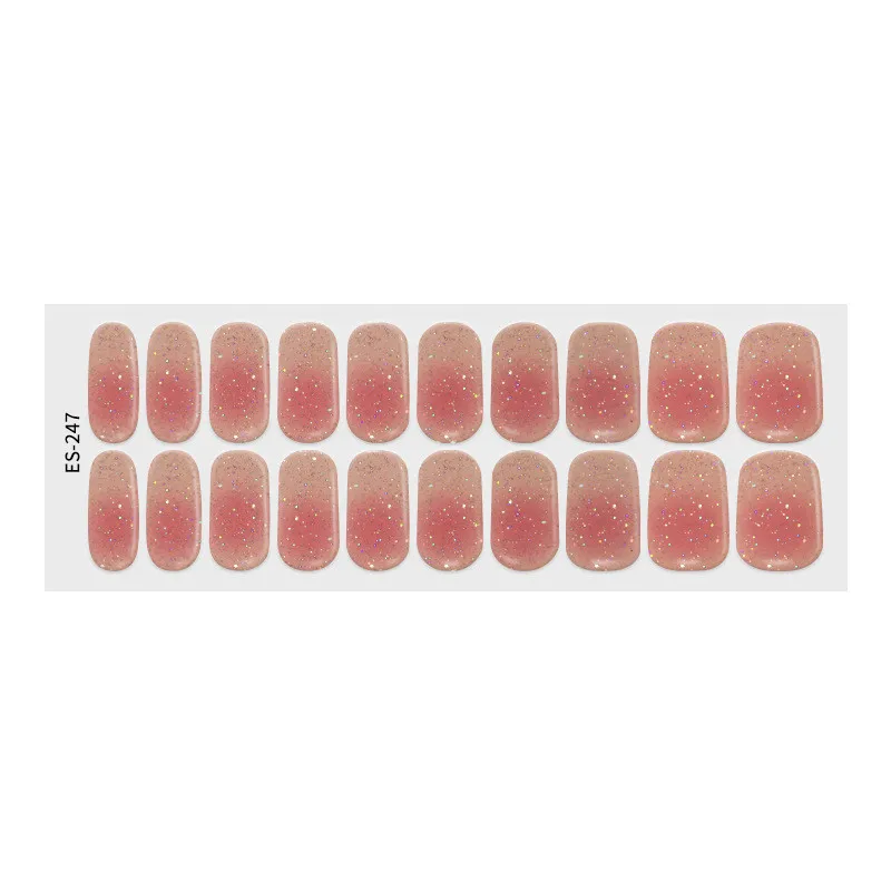 20 نصائح شبه علاج هلام مسمار ملصق الأشعة فوق البنفسجية مصباح تحتاج غطاء كامل جيل للأظافر البولندية يلتف مانيكير الصحافة على الأظافر ملصق مائي UV جل