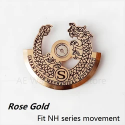 Rose Gold NH35 Rotor Watch Movement Rotor NH36 Rotor Is Suitable For NH Series Movements