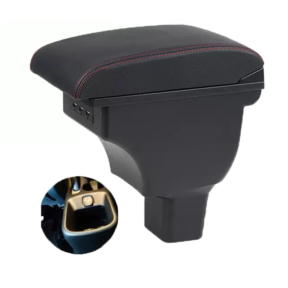 

For Nissan Kicks Center console armrest box storage box armrests elbow rest All-in-one with usb