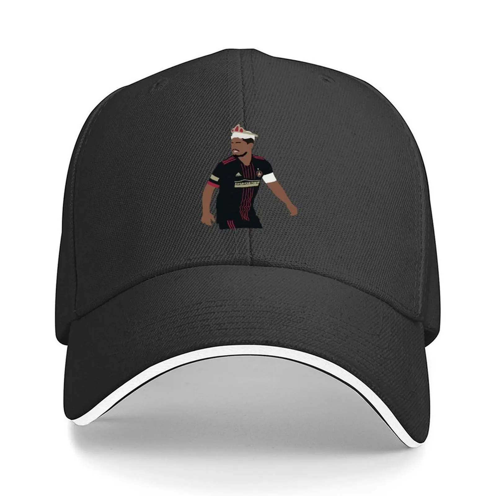 

King of Atlanta Sketch Baseball Cap hiking hat Rave Golf Cap Hat Man Luxury Women's Beach Visor Men's