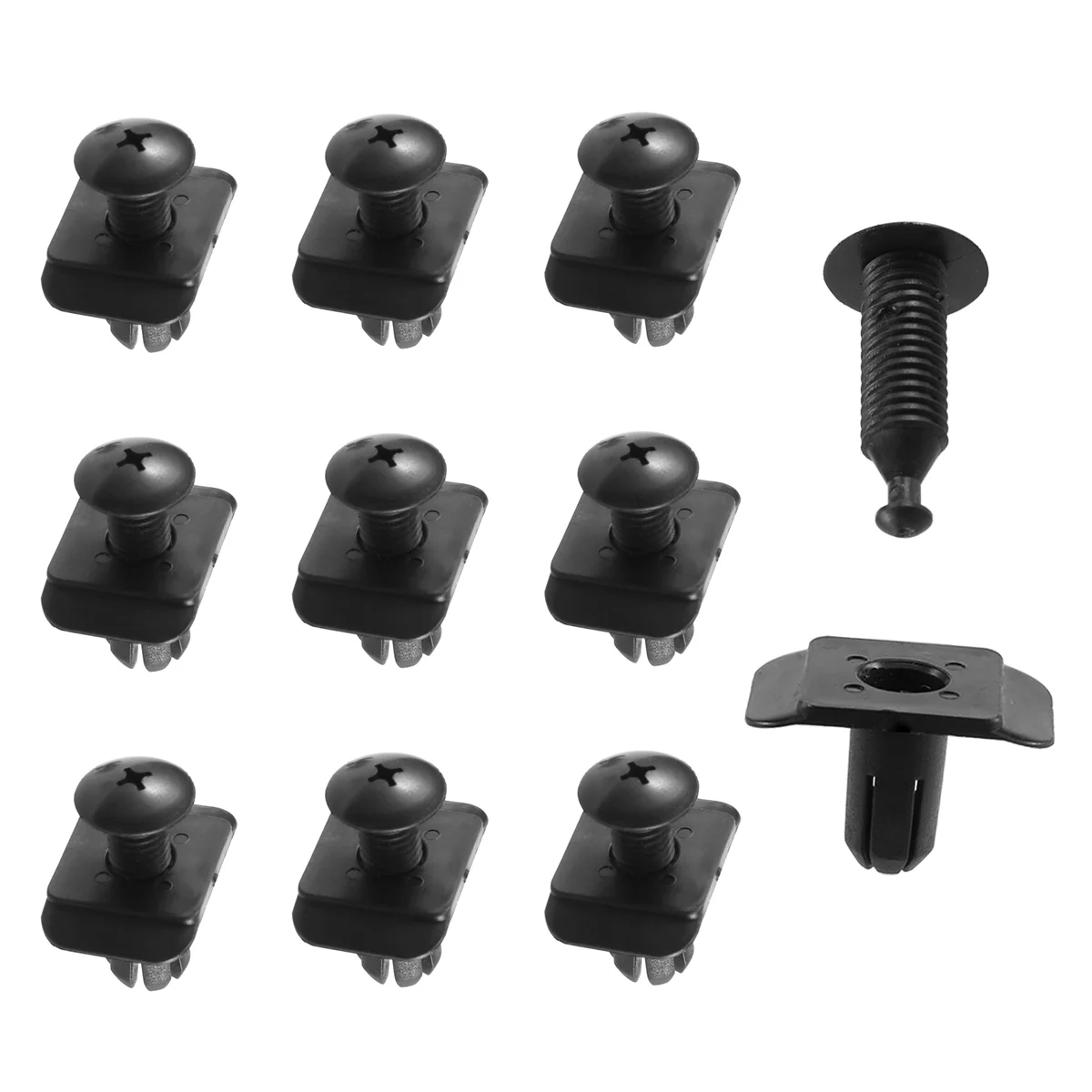 Fender Liner Fastener Rivet Push Clips Retainer for Mazda 323 626 929 CX-9 Miata Millenia MPV MX-3 MX-6 Black,