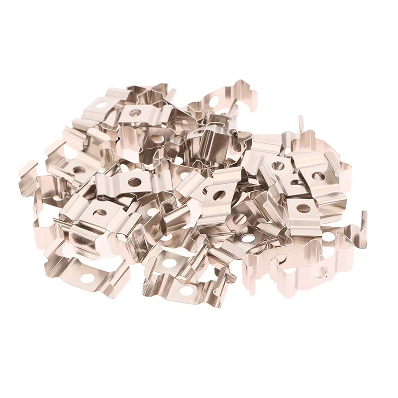 50Pcs T5/T8 LED Tube Bracket Clips Holder Bracket For Lamp Socket/Ceiling Lamp/Light Fixture For Home Electric Appliance