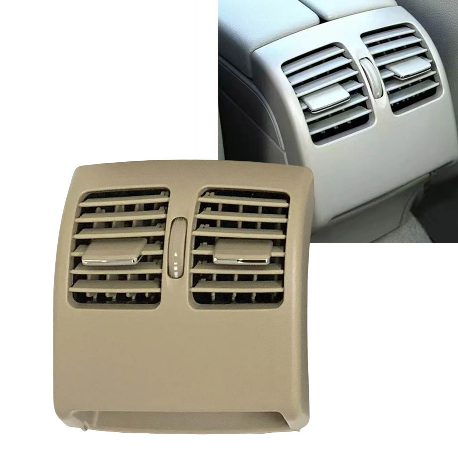 Rear Center Console Conditioner Air Vent Grille Panel Cover Assembly For Mercedes Benz W204 C Class W207 E Class Base Version