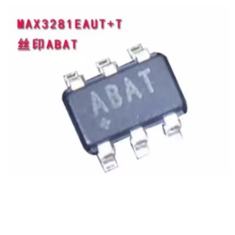 10PCS MAX3281EAUT Low‑Power RS‑485 Transceiver Half‑Duplex SOT‑23‑6 SMD Industrial Interface IC Chip