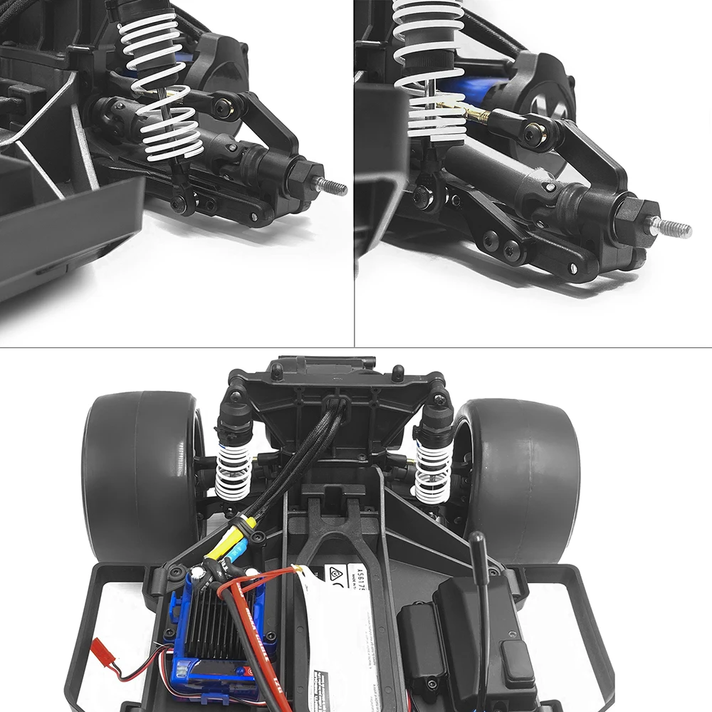 YEAHRUN อลูมิเนียมอัลลอยด์ด้านหลัง Shock Mount Tower สําหรับลาก Slash 1/10 RC รถสั้นรถบรรทุก Racing รุ่นอัพเกรด