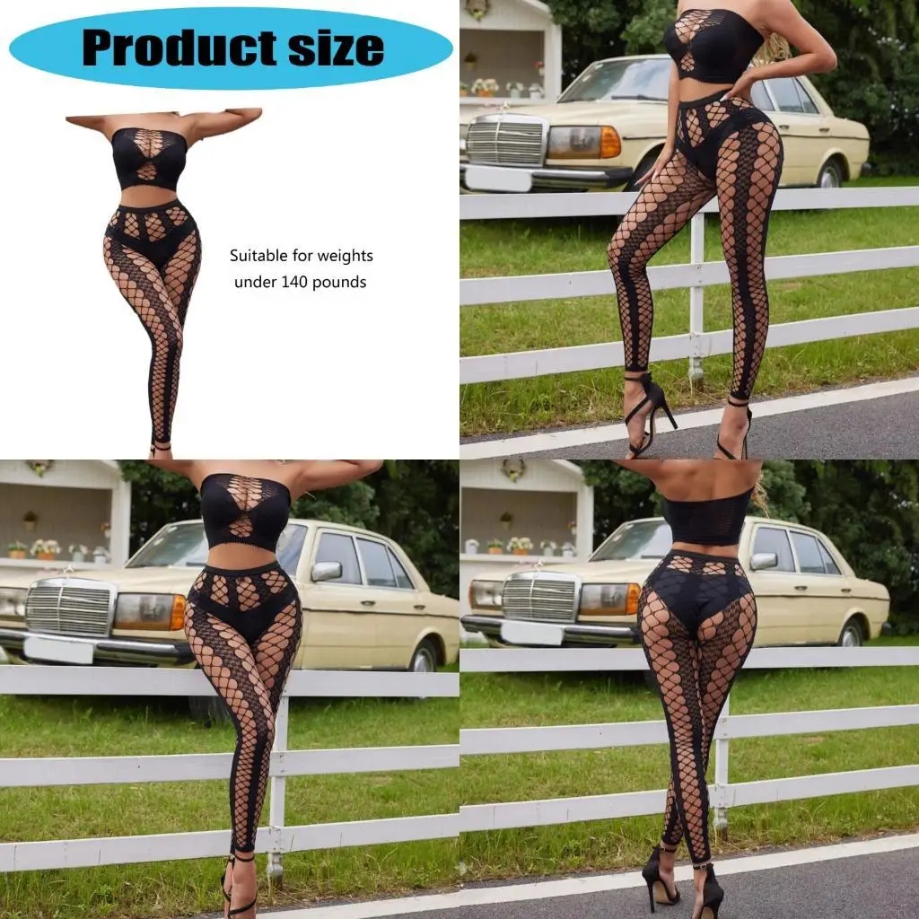 

L5YC Women's Footless Tights,High Waist Pantyhose Tights Thigh High Stockings Size