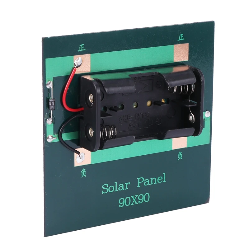 1 Вт, 4 в, перезаряжаемый аккумулятор AA, зарядное устройство на солнечной батарее с основанием для 2 аккумуляторов AA, зарядка напрямую