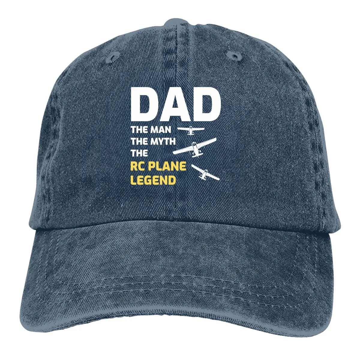 Pure Color Dad Hats RC Women's Hat Sun Visor Baseball Caps Airplane Model Peaked Cap