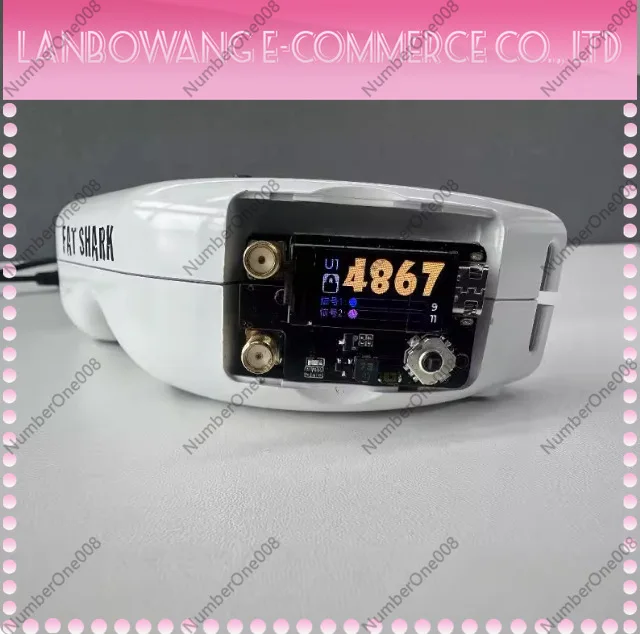 5.8G 4.9G 6.1G Dual Antenna Receiver Module Compatible with FPV Goggles High Sensitivity Video Receiver