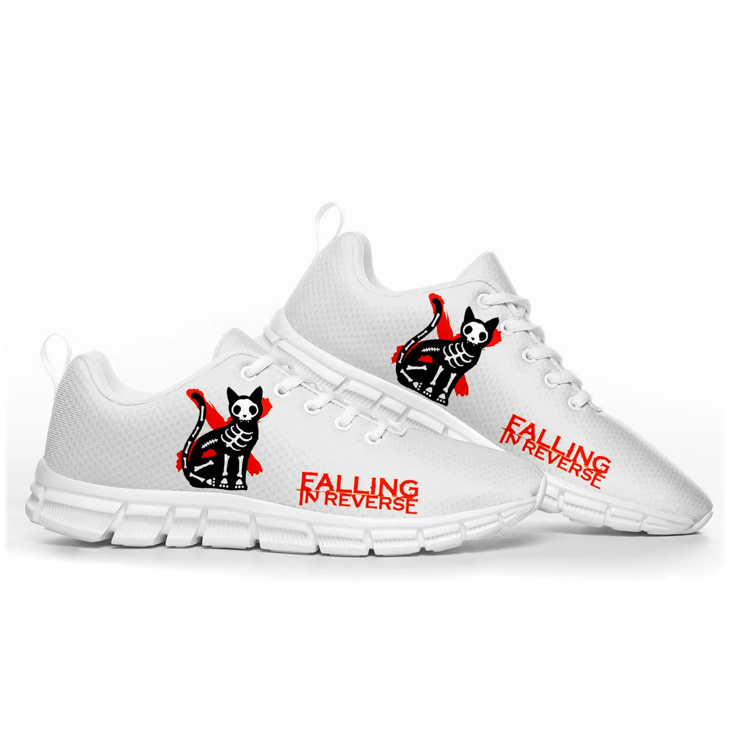 Falling In Reverse Punk Rock Band Sport Schoenen Mens Womens Tiener Kids Kinderen Sneakers Custom Hoge Kwaliteit Paar Schoenen