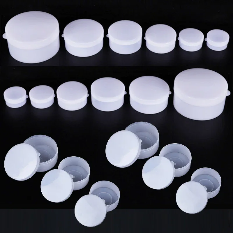 30Pcs Refillable Empty 5g-100g Sample Containers Plastic Cosmetic Travel Jars For Creams Lotion Eye Shadow Nails Powder Lip Balm