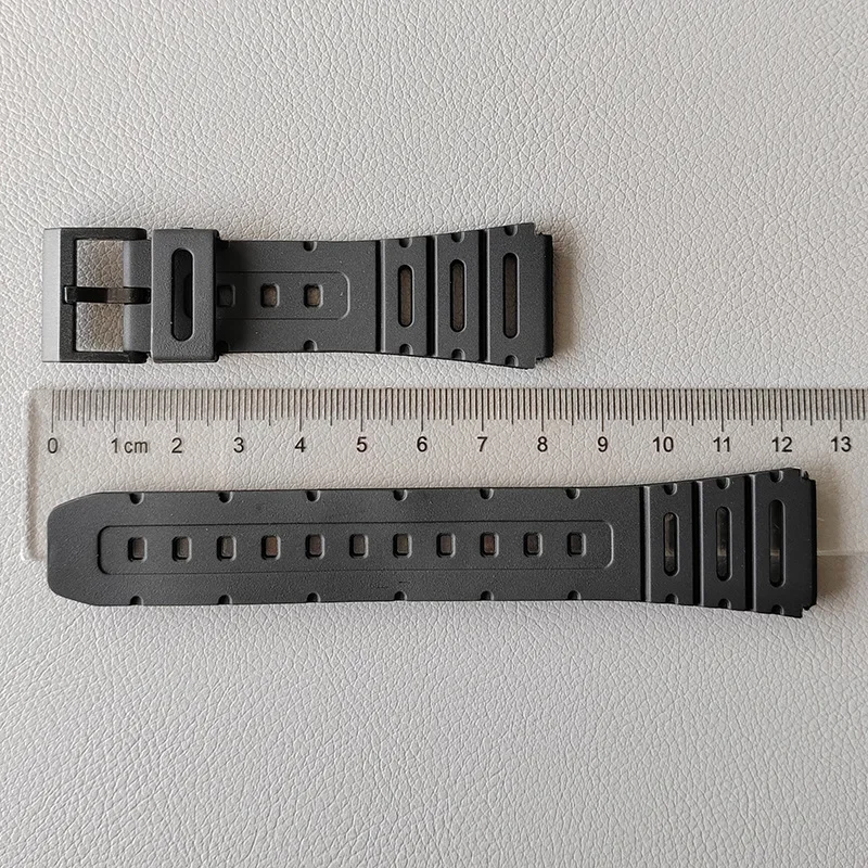 Silicone Watch Strap for Casio W-720 W-722 W-741 WL-100 CA-53 CA-61 for Calculator Watch Belt Rubber Wristband Sports Bracelet