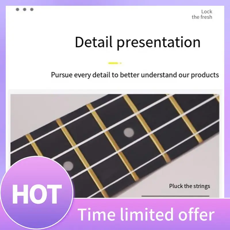 

ABXI Musical Ukulele For Adults, Children And Beginners Entry-Level Four-String Small Guitar Children's Instrument