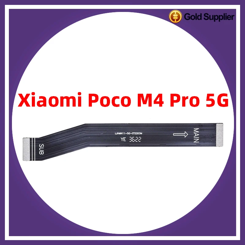 For Xiaomi Poco M4 Pro 5G 4G Main Board Motherboard Mainboard Connector Flex Cable Replacement