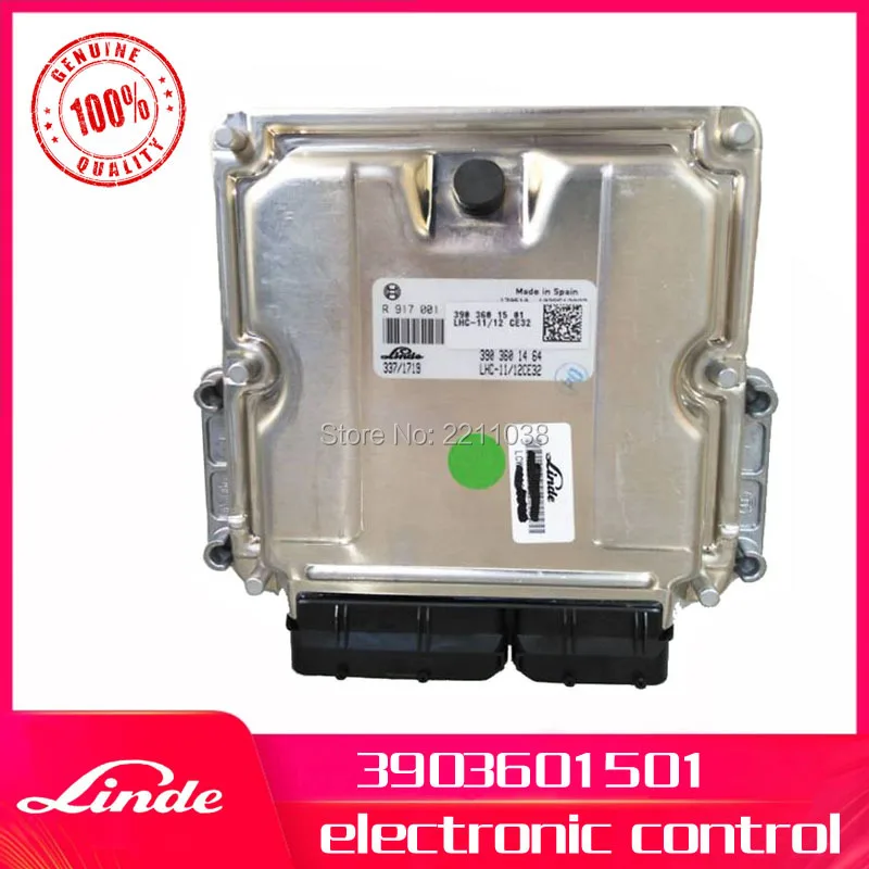 Linde forklift part 3903601501 or 3903601464 electronic control unit assy. LHC-11/12 used on 350 diesel truck H12 H16 H18 H20