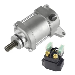 Electrical Starter Motor & Relay Replacement for Yamaha WR450F 2007-2015 For Yamaha Dirt Bike OEM:5TJ-81890-30-00 5TJ-81940-12