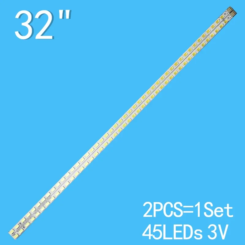 

LED Backlight 45lamp SLED CHI320_45 LEFT RIGHT RSAG7.820.4223 RSA7.820.4225 For LED32K01 LED32K11G LED32K16 HE315DH-E