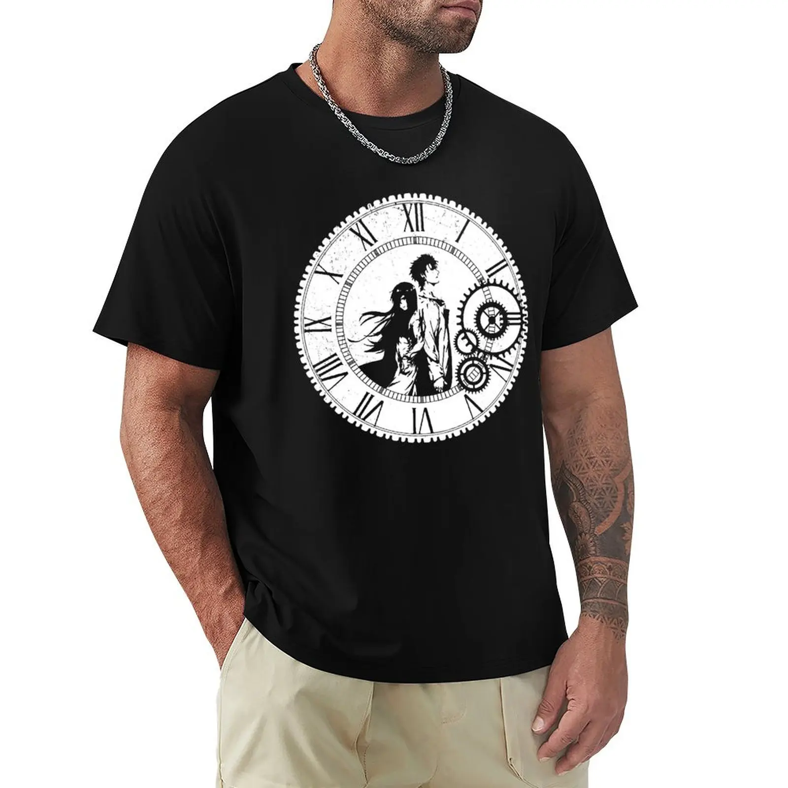 Steins;Gate Love T-Shirt funny t shirts cotton T-Shirt