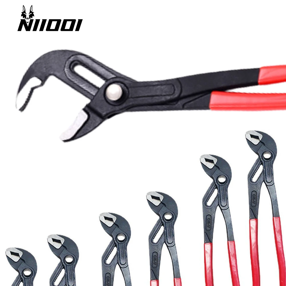 Multi-function Water Pump Pliers adjustable opening pipe pliers Universal Wrench Grip Pipe Pliers Plumber manual repair tool