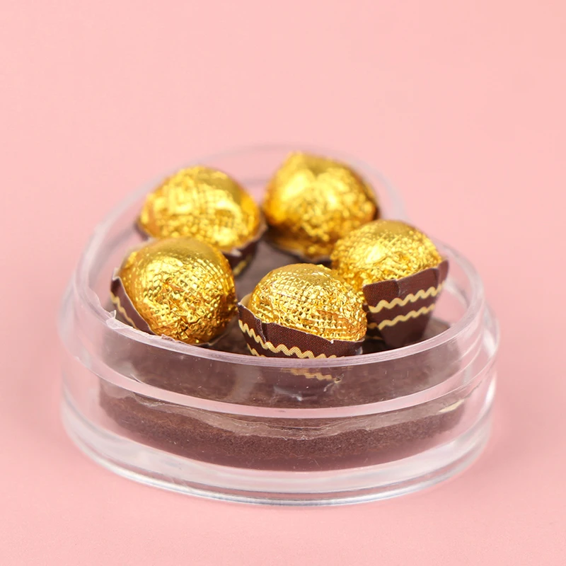 1 Juego de Mini modelo de Chocolate 1:12, casa de muñecas en miniatura, juego de cocina, juguete de comida para casa, accesorios para muñecas