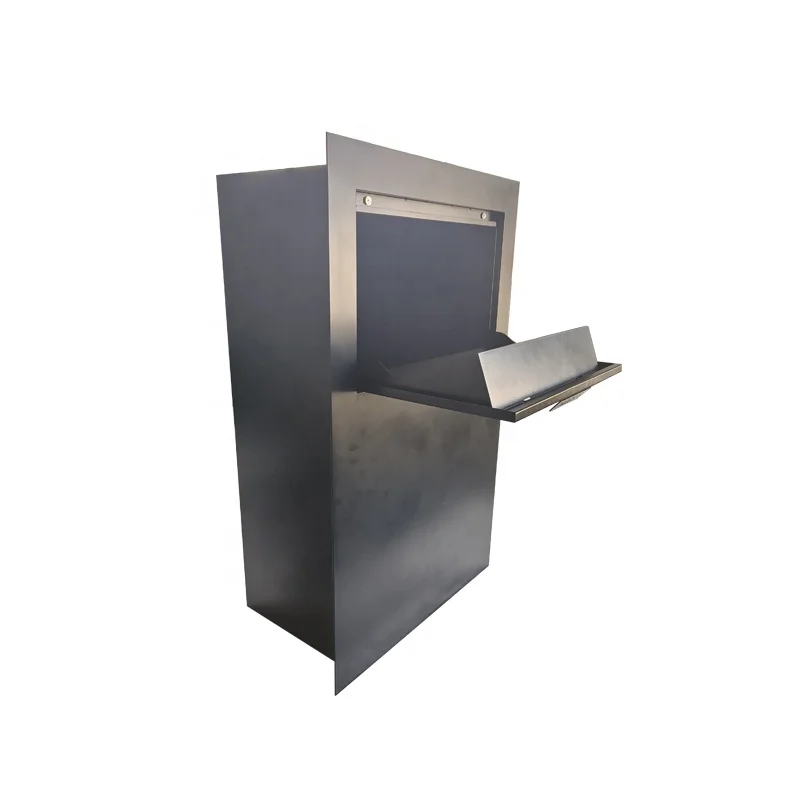 Mailbox Anti-rust Delivery Box Small Brick-in Letter Box Post Wall Mount Waterproof Letterbox