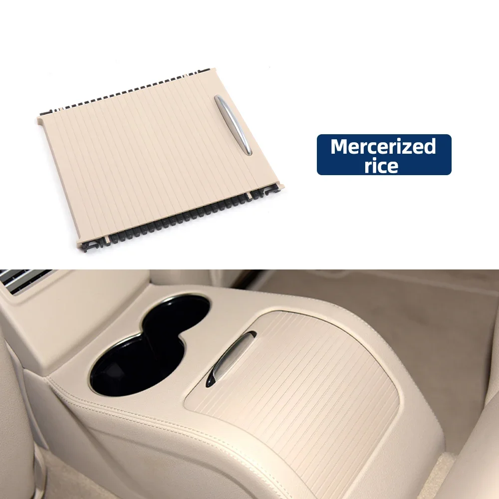 

For Mercedes Benz W212 E Class Rear Seat Central Control Armrest Roller Curtain Water Cup Drinks Holder Cover2126808200