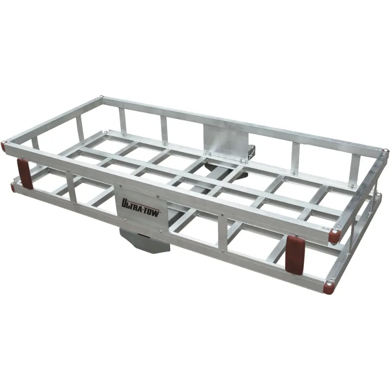 

Ultra-Tow Aluminum Hitch Cargo Carrier, 49in. x 22.5in. x 8in.H, 500-Lb. Capacity, Silver