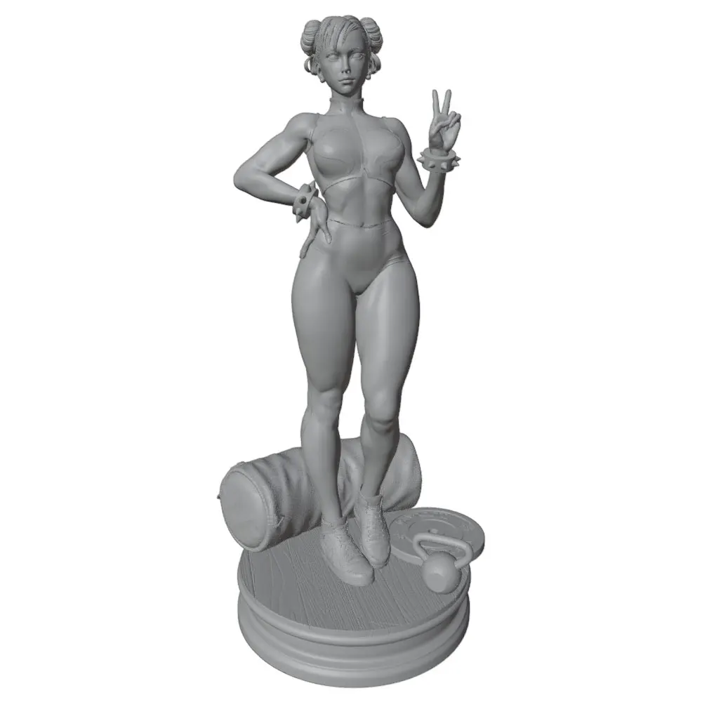 75mm --250mm Sexy Girl Resin Model Kits GK Miniature 3D Printed Gray Model Figurine DIY Doll Model Unassembled And Unpainted view 2