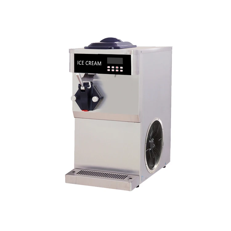 Commercial Automatic Ice Cream Machine Maker One Flavor Soft Serve Ice Cream Machine