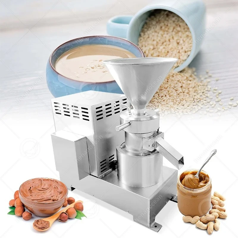 OCEAN Cheap Bone Mud Mill Almond Peanut Butter Maker 50kg Capacity Cashew Nut Paste Grinder Machine