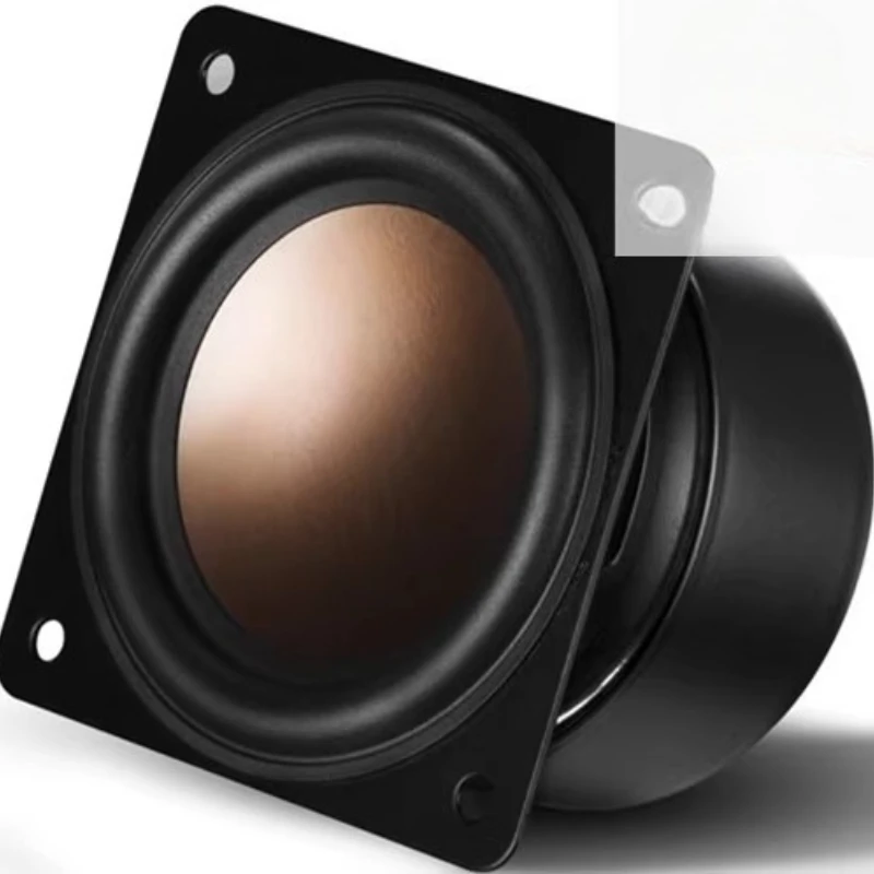 SOTAMIA 1PCS 3.5 Inch Square Full Range Speaker 8 Ohm 30 Watt Aluminum Alloy Diaphragm Computer Multimedia Speaker Sound Box